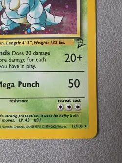 Pokemon TCG Nidoqueen Holo Rare Card 12/130 Base Set 2 Vintage 1999 - LP - Image 4