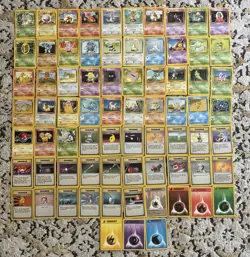 1999 Pokemon Base Set Vintage WOTC Non-Holo Lot - Image 1