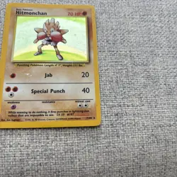 Pokemon TCG Hitmonchan 7/102 Base Set Holo Rare Card WOTC Vintage - Image 4