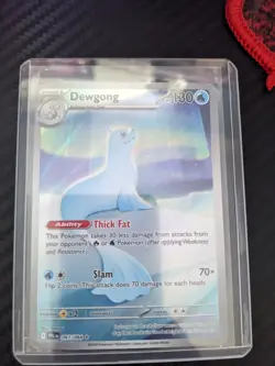 Pokemon TCG Dewgong 097/094 Phantasmal Flames Illustration Rare Holo English - Image 1