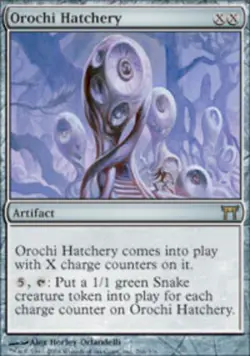 Japanese Orochi Hatchery ~ Near Mint Champions of Kamigawa Foreign Stock Image M - Image 1