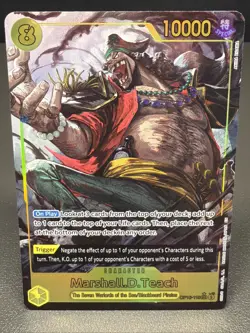 One Piece TCG English OP16-119 Marshall D Teach Alt Art Parallel - Image 1