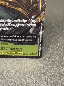 One Piece TCG English OP16-119 Marshall D Teach Alt Art Parallel - Image 4