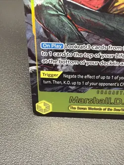 One Piece TCG English OP16-119 Marshall D Teach Alt Art Parallel - Image 5