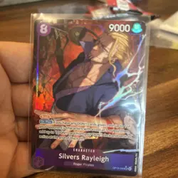 One Piece Carrying On His Will Silvers Rayleigh OP13-066 SR Alt Art English - Image 2