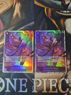 x2 One Piece Card Game - PURPLE OP12-063 VINSMOKE REIJU SR FOIL NM TCG ENG x2 - Image 1