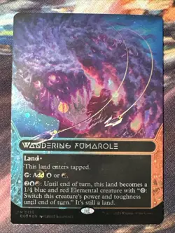 Wandering Fumarole - Galaxy Foil - Edge of Eternities #135 Rare, NM - Image 1