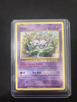 Mew 53/108 XY Evolutions Rare Holo Base Set Art Card Pokemon NM/M - Image 1