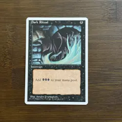 MTG Dark Ritual MTG Core Set 4th Edition NM/LP - Image 1