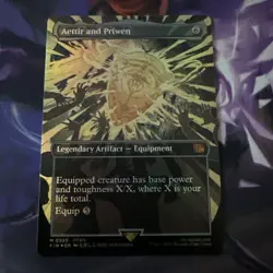 Aettir and Priwen (Borderless) Final Fantasy Foil - Image 1