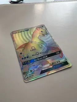 Pokemon TCG Lapras GX Holo Secret Rare Card Sun & Moon Base Set 151/149 - Image 3