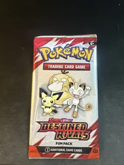 SEALED Destined Rivals Fun Pack 3 Card Booster Pack 2025 Pokemon - Image 1