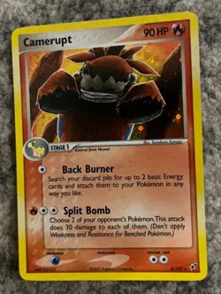 Pokemon TCG Camerupt EX Deoxys 4/107 Holo Holographic Rare Near Mint condition* - Image 1