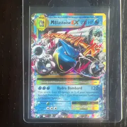 M Blastoise EX 22/108 Evolutions Holo Ultra Rare Near Mint/Mint Pokemon TCG Card - Image 1