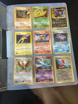 Pokemon Card Neo Premium File 3 folder 9 card Japanese RARE Mint Condition - Image 2