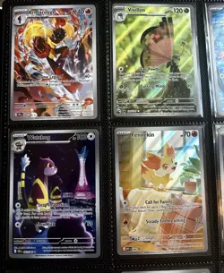 Pokemon TCG Illustration Rare Card Bundle English 9 Cards Near Mint - Image 2