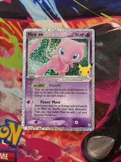 Pokemon Mew EX TCG Holo Rare Card 88/92 Celebrations, Near Mint Condition - Image 1