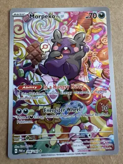 Morpeko 206/182 SV04 Paradox Rift Pokemon TCG Card Near Mint Illustration Rare - Image 1