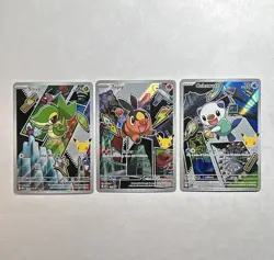 Pokemon TCG First Partners Series 2 Snivy Tepig Oshawott promos - Image 1