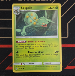 Pokemon TCG Sceptile Celestial Storm 10/168 (2018) Stage 2 Non Holo Rare NM - Image 1