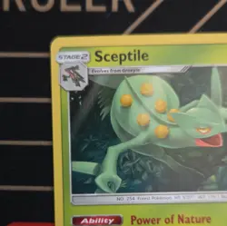 Pokemon TCG Sceptile Celestial Storm 10/168 (2018) Stage 2 Non Holo Rare NM - Image 3