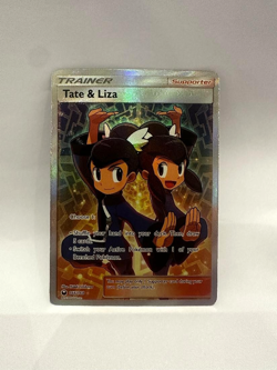 Tate & Liza 166/168 Full Art Ultra Rare Celestial Storm Pokemon TCG Holo LP - Image 1