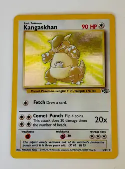Kangaskhan 5/64 Jungle Set Holo Rare Pokemon Card Nintendo TCG - Image 1