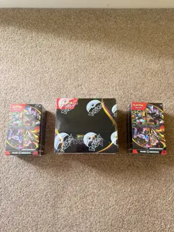 Pokemon TCG Pitch Black 1 x Booster Box & 2 x Booster Bundles Sealed - Image 1