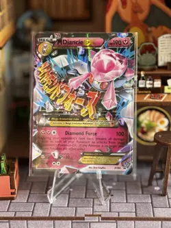 2015 M DIANCIE EX Pokemon TCG Black Star Promo XY44 Holo EN Mega Near Mint Rare - Image 1
