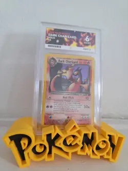 Pokemon TCG Dark Charizard 4/82 Rare Holo Team Rocket, 2000 Vintage - Image 1