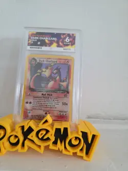 Pokemon TCG Dark Charizard 4/82 Rare Holo Team Rocket, 2000 Vintage - Image 2