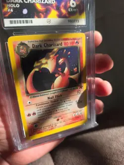Pokemon TCG Dark Charizard 4/82 Rare Holo Team Rocket, 2000 Vintage - Image 3