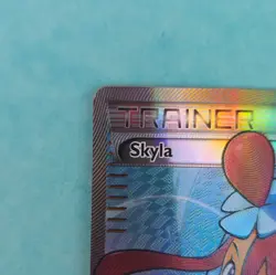 Pokemon TCG Skyla 122/122 Breakpoint Full Art Holo Ultra Rare Trainer-Supporter - Image 5