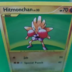Hitmonchan 129/127 Platinum And Diamond Secret Rare Pokemon TCG 2009 Holo N Mint - Image 2