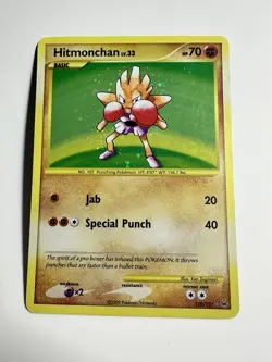 Hitmonchan Holo 129/127 - Platinum Base Set Secret Rare - Pokemon TCG - LP - Image 1