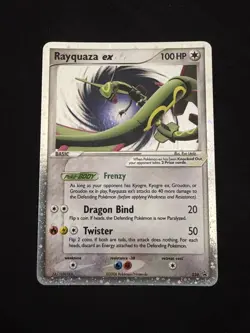 Pokemon TCG Holo Rayquaza Ex 039 Black Star Promo Ultra Rare NM - Image 1