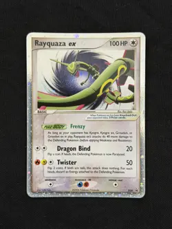 Pokemon TCG Holo Rayquaza Ex 039 Black Star Promo Ultra Rare NM - Image 3