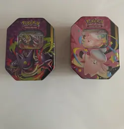 Pokemon TCG | Mega Gengar EX & Mega Clefable Ex Tins | Brand New & Sealed - Image 1