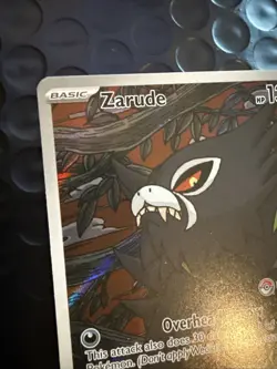 Pokemon TCG Pitch Black Zarude 088 Black Star Promo Pokemon Center Stamp - Image 5