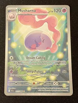 Pokemon TCG Scarlet & Violet Black Bolt Musharna 117/086 NM Near Mint - Image 1