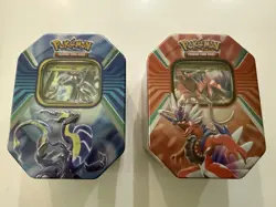 Pokemon TCG Paldea Legends Tin Koraidon EX & Miraidon EX New & Sealed - Image 1