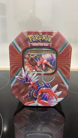 Pokemon Trading Card Game TCG Paldea Legends Tin Koraidon Ex NEW SEALED - Image 1