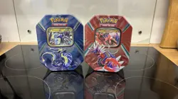 Pokemon TCG Paldea Legends Tin (x2) - Koraidon & Miraidon EX - Sealed & New - Image 1