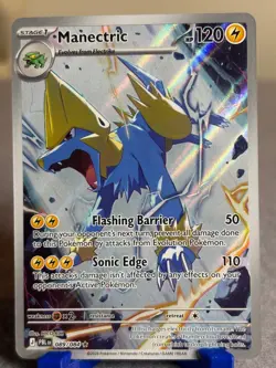 Manectric 089/084 Illustration Rare Pitch Black Pokemon Holo Near Mint - Image 1