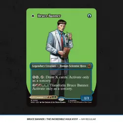 Bruce Banner 0359 NM Borderless Regular Mythic MTG MSH Marvel Super Heroes - Image 2