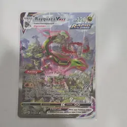 Pokemon TCG Rayquaza VMAX 218/203 Evolving Skies English 2021 Full Art Holo - Image 1
