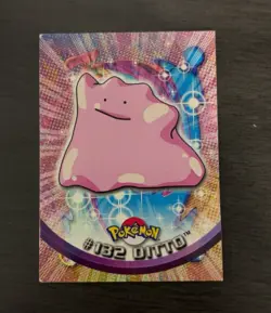 Topps Ditto #132 TV Animation Edition Pokemon Card English Ungraded - Image 1