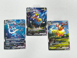 Pokemon Chinese 3PC Card Jolteon Flareon Vaporeon VMAX CSHC-003 006 009 IN STOC - Image 1