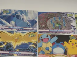 Pokemon The Movie 2000 Topps Card Lot 7 Cards + Foil + Original Wrapper Near Com - Image 3