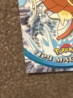 Topps English Pokemon TV Card Blue Logo First Print #129 Magikarp - Image 3